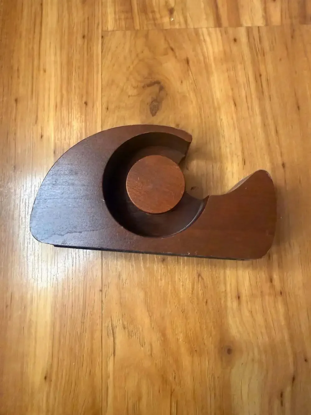 Levenger Wooden Desktop Tape Dispenser